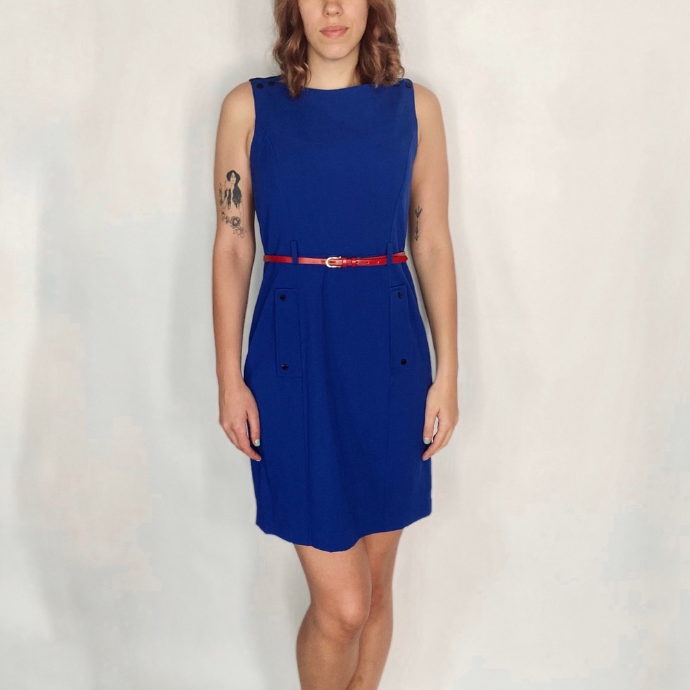 Calvin Klein color block dress
